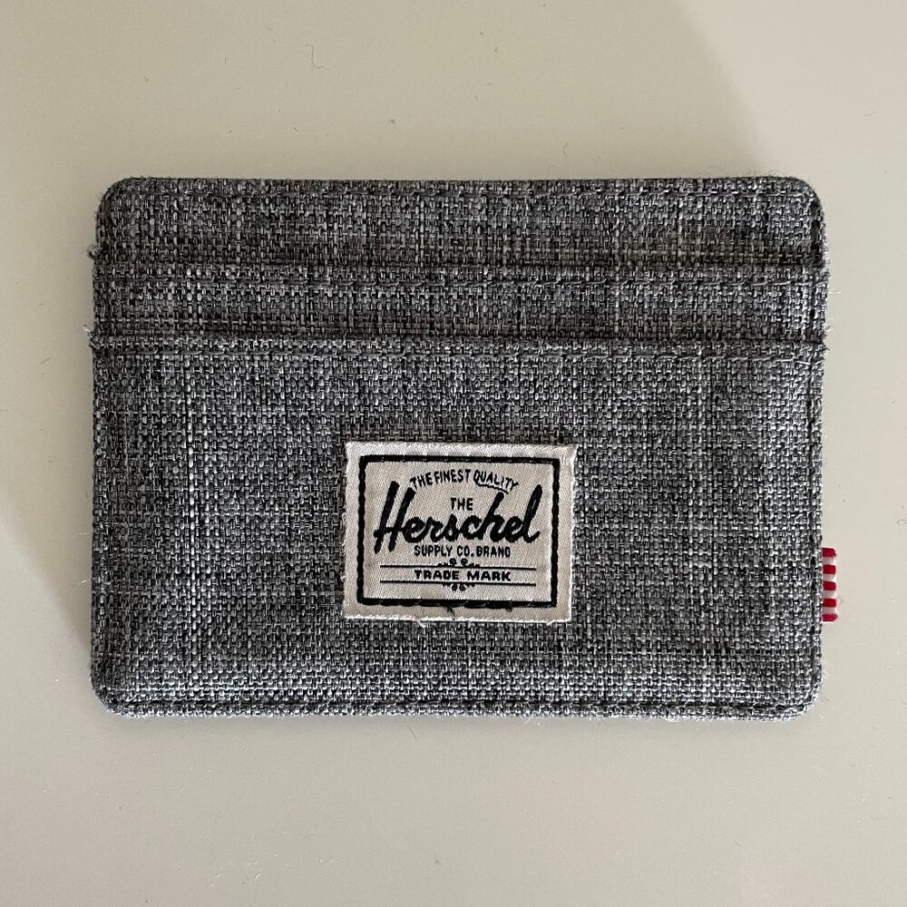 Charlie Cardholder Wallet, Raven Crosshatch | Hershel